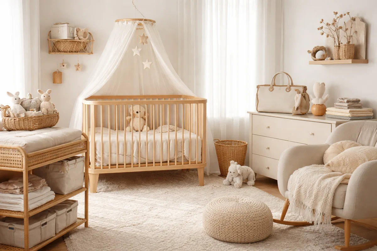 Quels sont les accessoires de puériculture chic et pratiques pour une chambre d'enfant ?