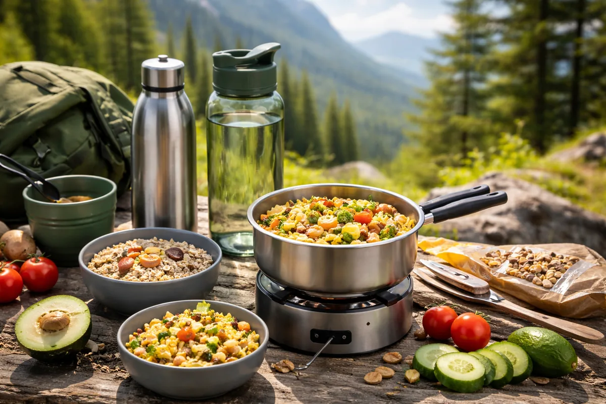 Comment préparer des repas équilibrés en randonnée tout en s'hydratant