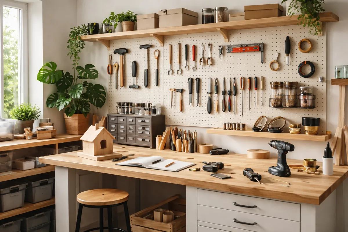 Comment créer un espace de bricolage inspirant chez soi