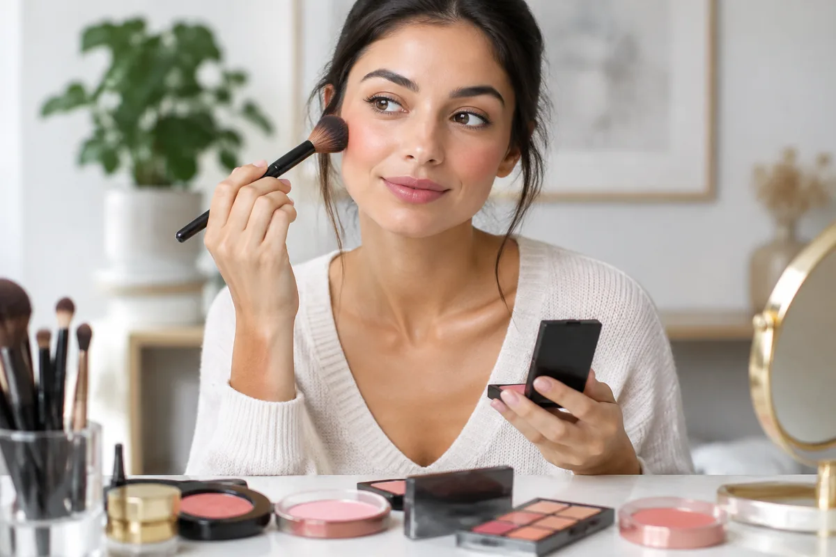 Comment choisir un blush selon son teint et sa forme de visage ?