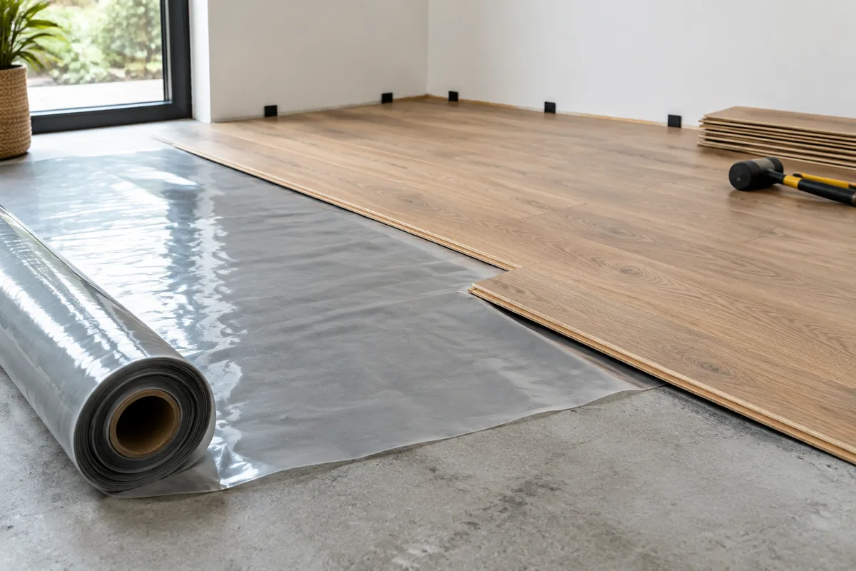 Faut-il poser un pare-vapeur sous un parquet flottant sur dalle béton